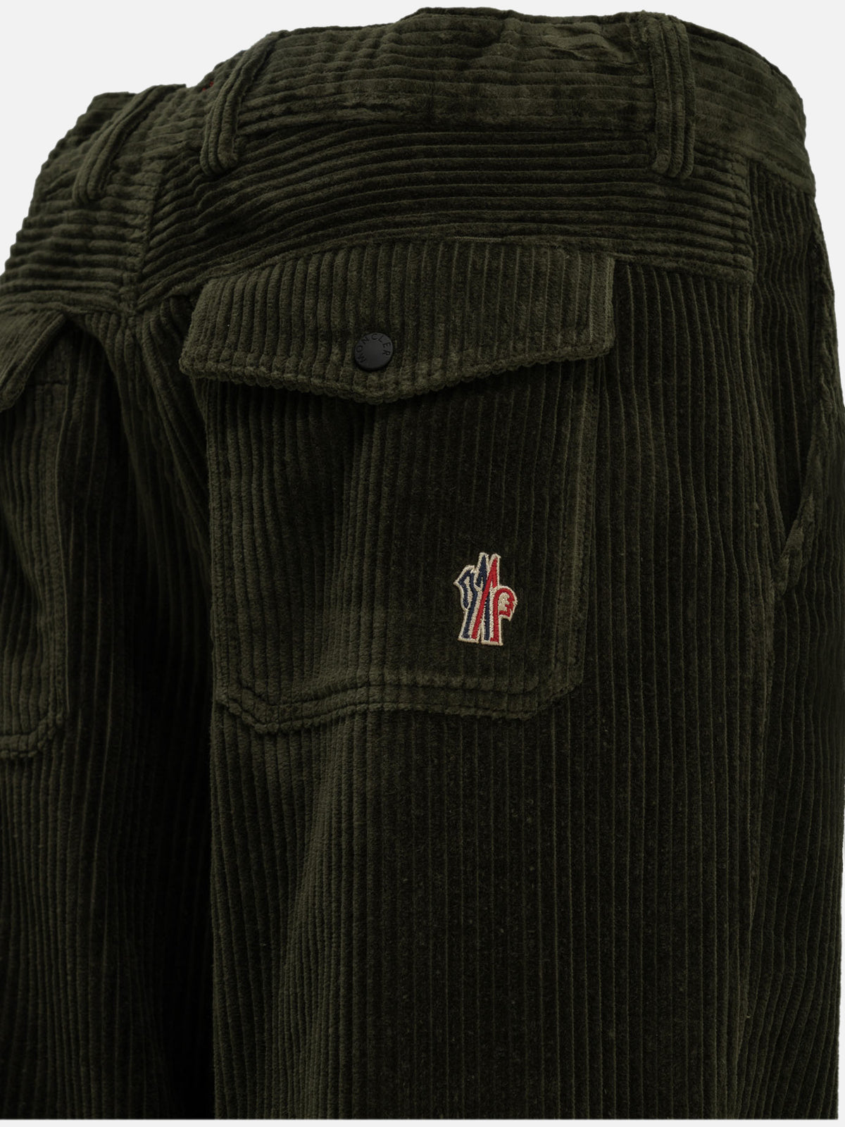 Moncler Grenoble Casual corduroy pants Green - VIETTI