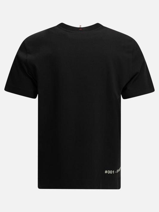 Moncler Grenoble Crewneck T-shirt with logo Black

