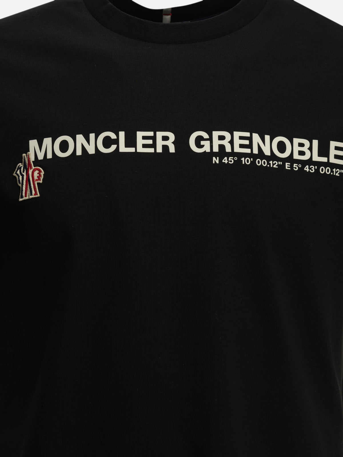 Moncler Grenoble Crewneck T-shirt with logo Black - VIETTI