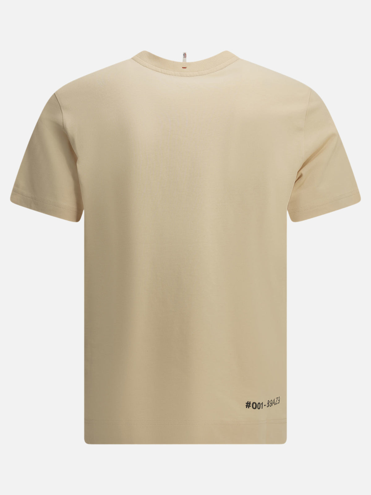 Moncler Grenoble Crewneck T-shirt with logo Beige

