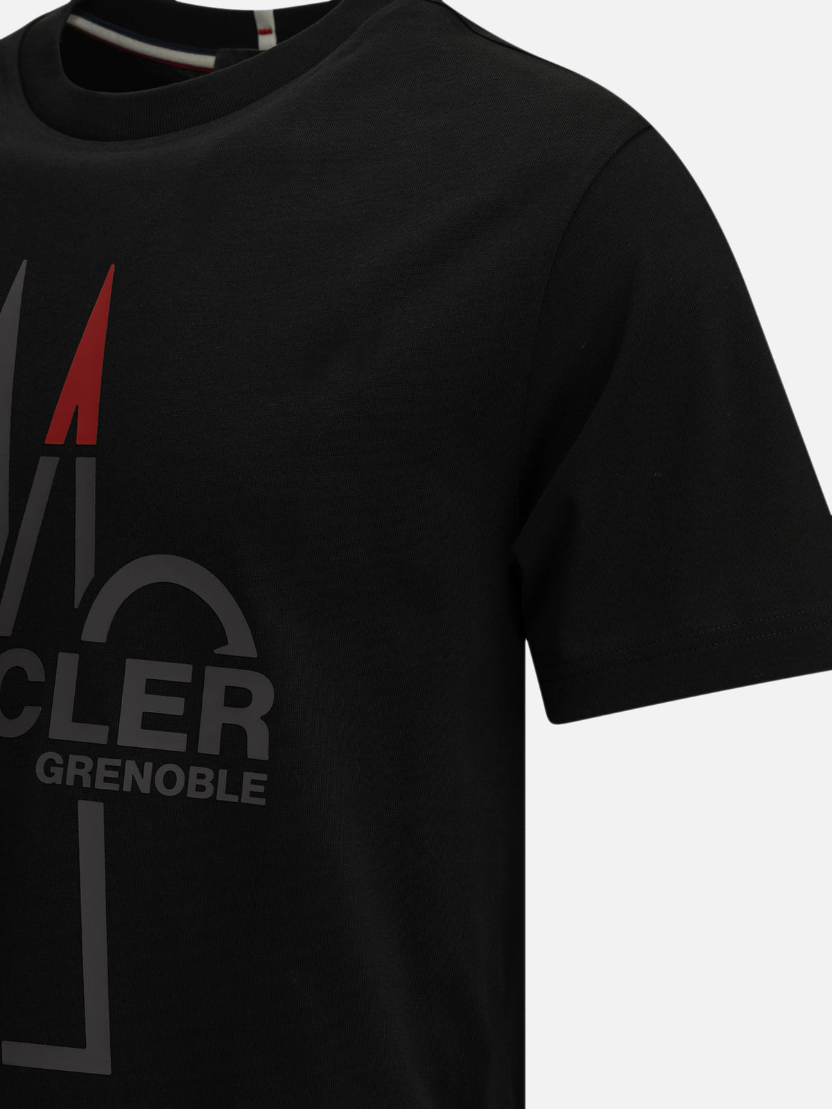 Moncler Grenoble Crewneck T-shirt with logo Black

