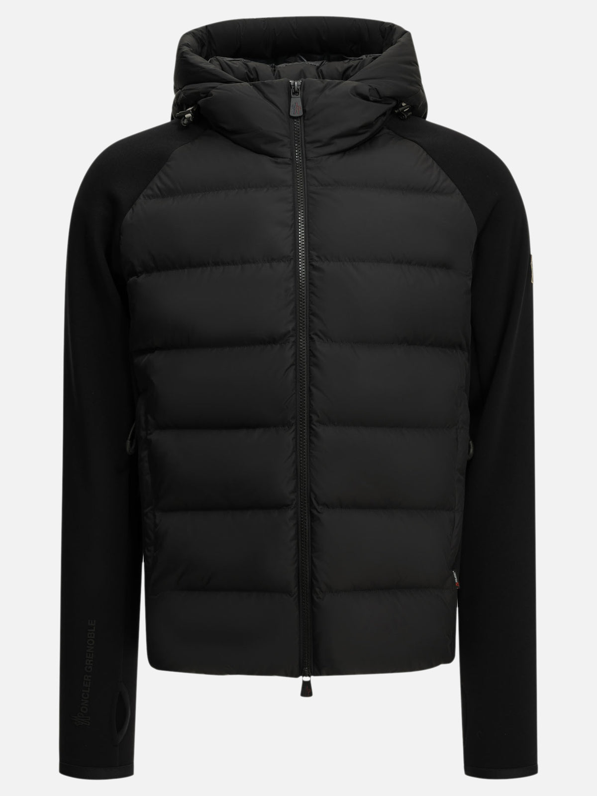 Moncler Grenoble Padded Zip-Up Sweatshirt Black