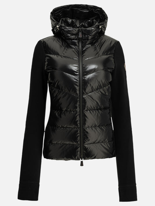 Moncler Grenoble Padded Zip-Up Sweatshirt Black


