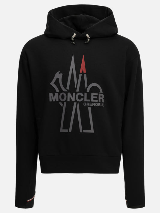 Moncler Grenoble Hoodie with logo Black

