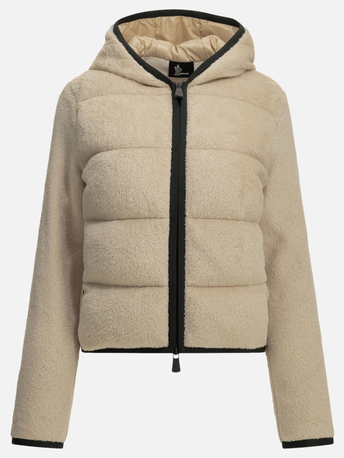 Moncler Grenoble Padded Fleece Jacket Beige