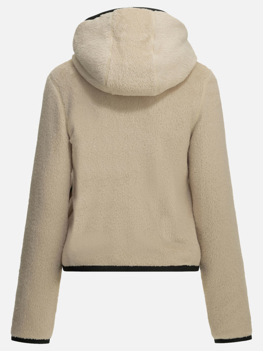 Moncler Grenoble Padded Fleece Jacket Beige

