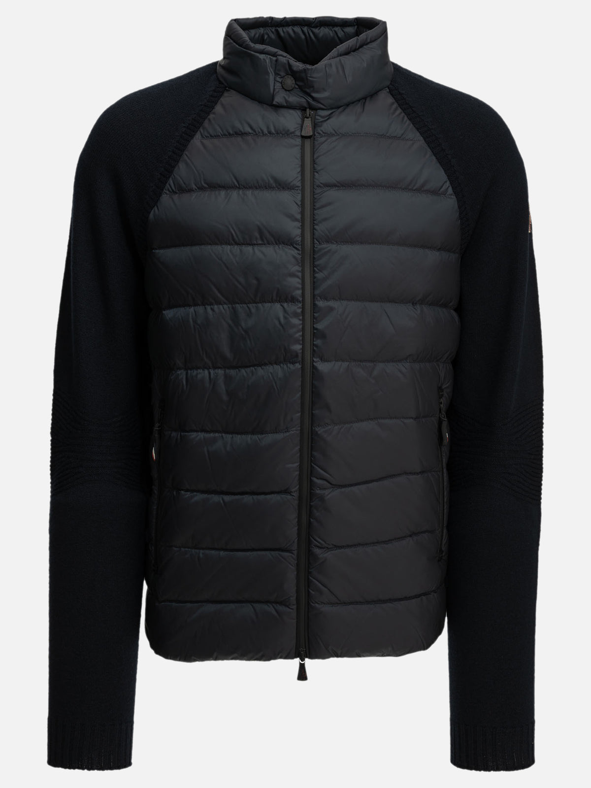 Moncler Grenoble Padded wool cardigan Blue - VIETTI