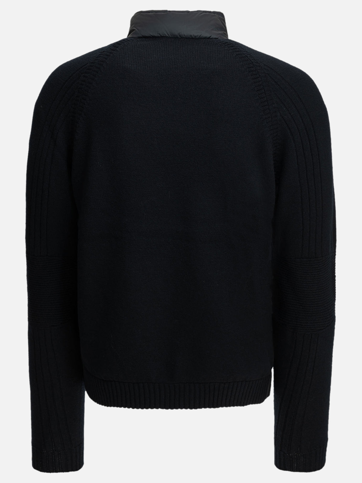 Moncler Grenoble Padded wool cardigan Blue

