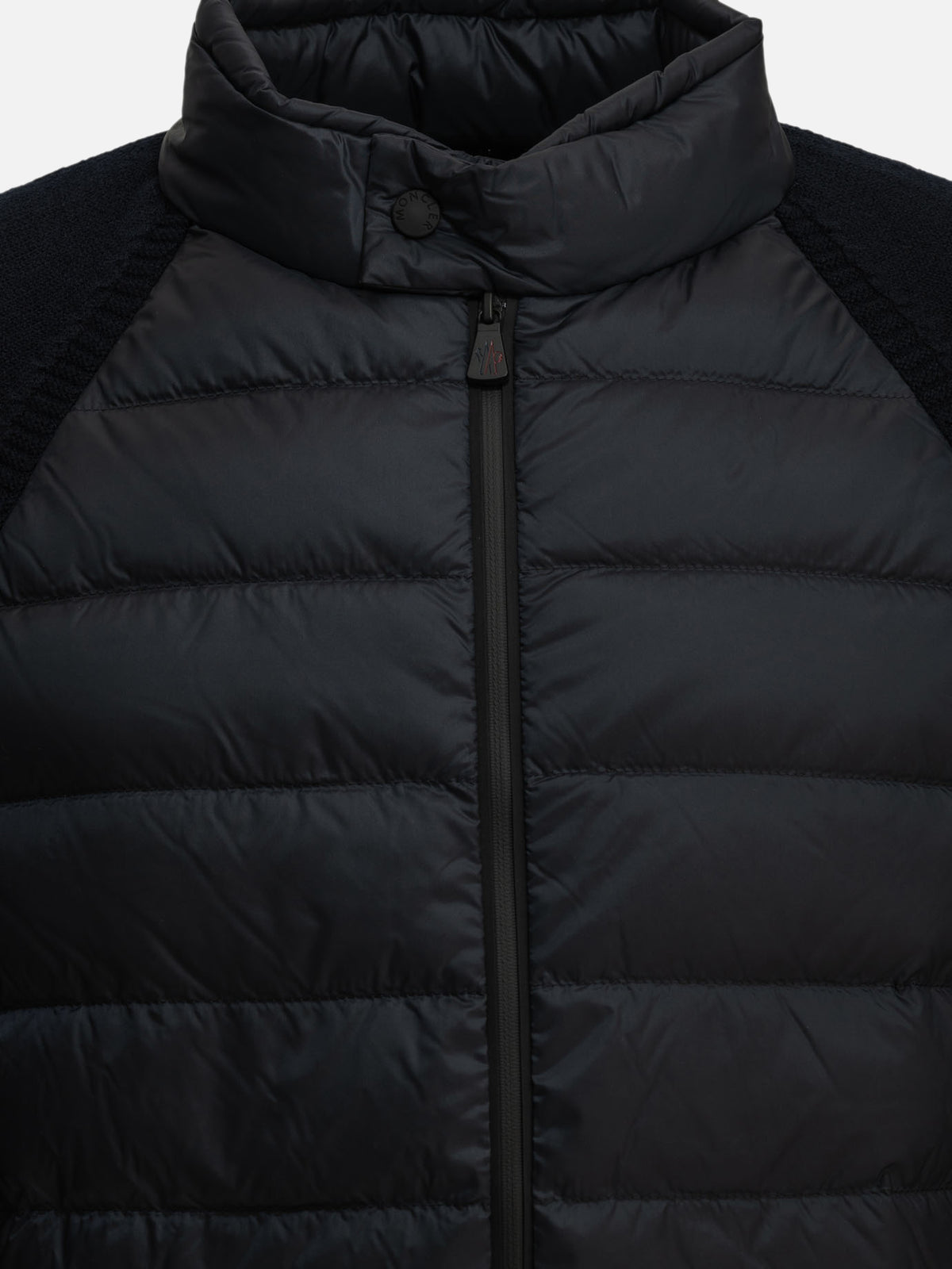 Moncler Grenoble Padded wool cardigan Blue

