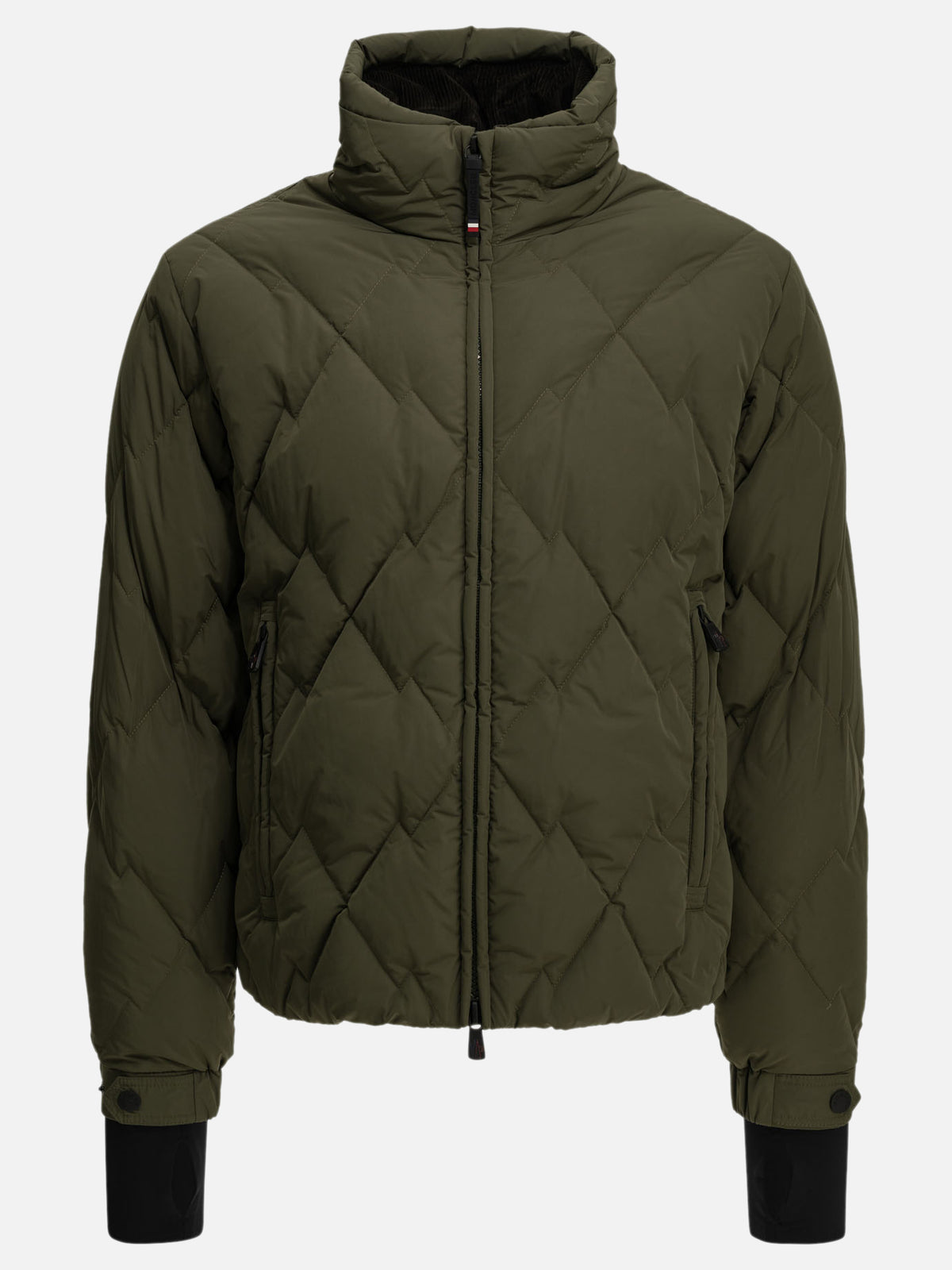 Moncler Grenoble "Bramans" Short Down Jacket Green


