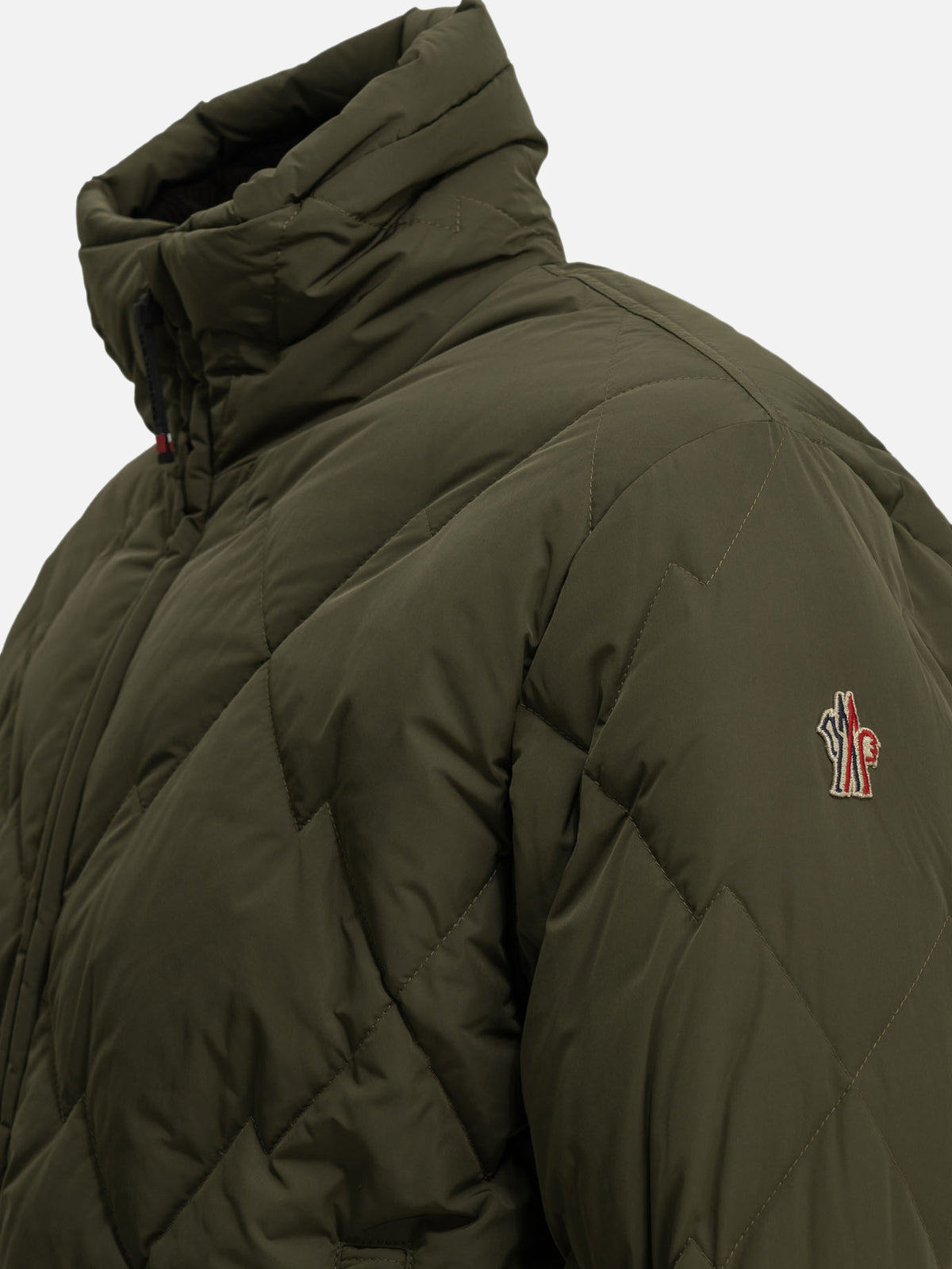 Moncler Grenoble "Bramans" Short Down Jacket Green - VIETTI