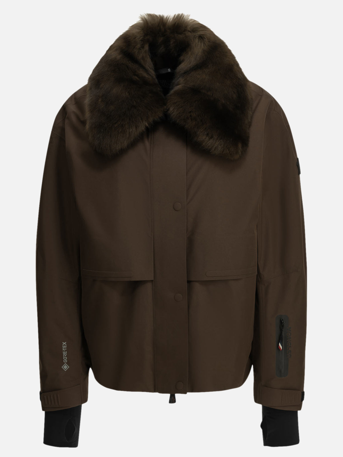 Moncler Grenoble "Caurel" Ski Jacket Brown - VIETTI