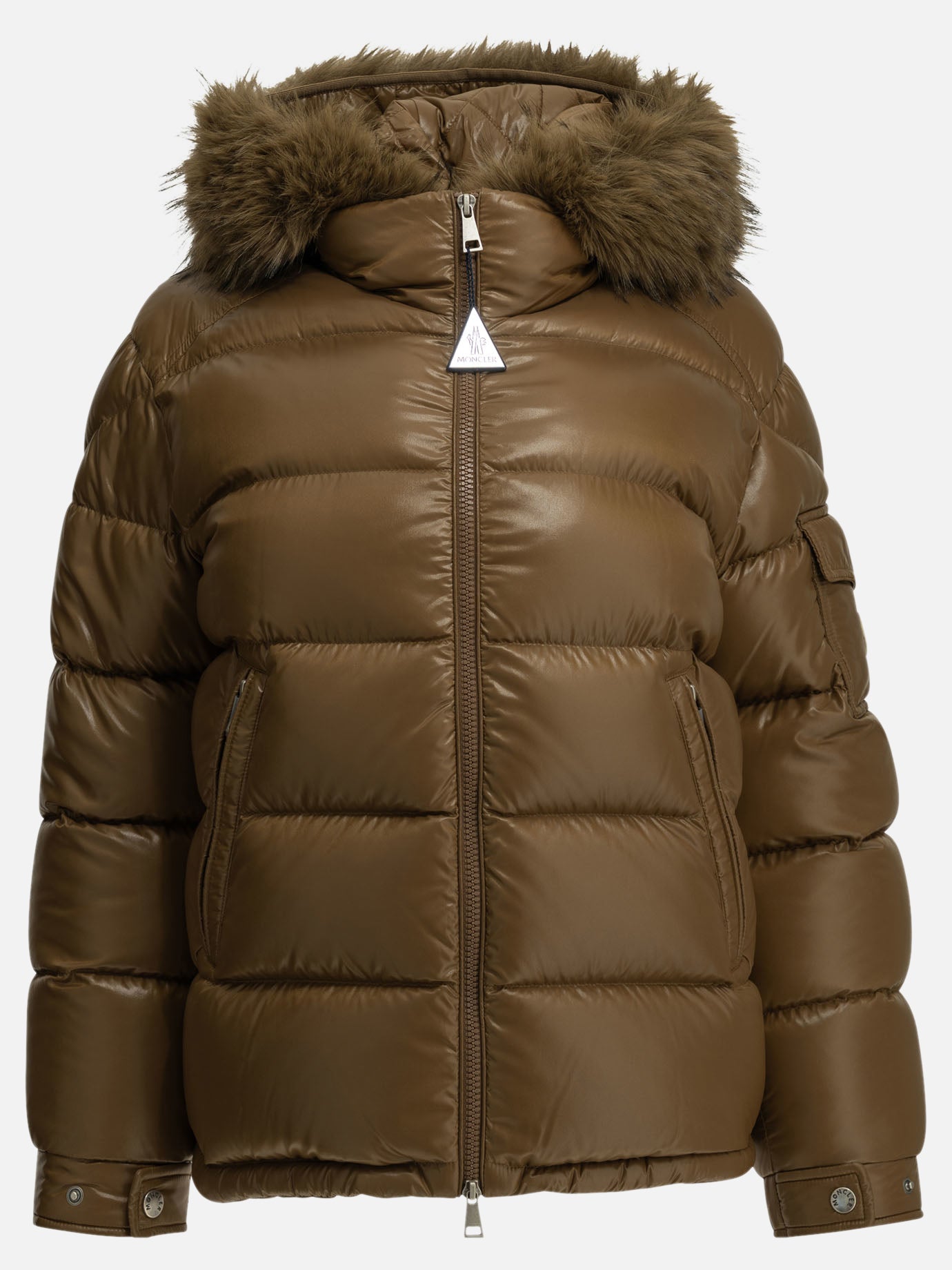 Down jackets Logo  Brown - Moncler Women | PDP | VIETTI Online Store | thumbnail