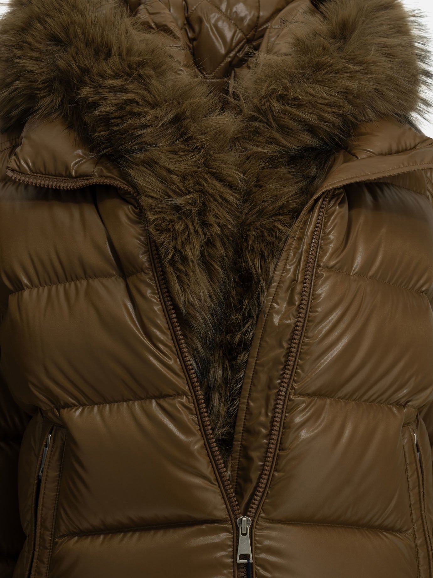 Down jackets Logo  Brown - Moncler Women | PDP | VIETTI Online Store | thumbnail_3