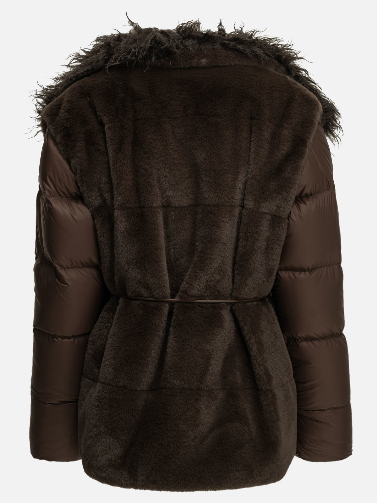 Moncler "Immersif" Short Down Jacket Brown