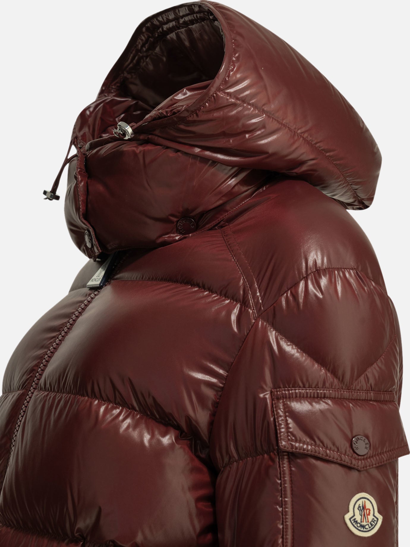 Down jackets Logo  Bordeaux - Moncler Women | PDP | VIETTI Online Store | Zoom-Modal_3
