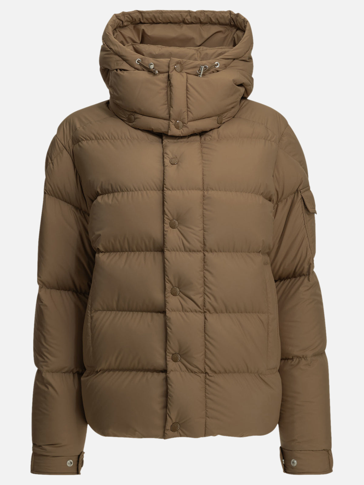 Moncler "Maya 70" Short Down Jacket Beige - VIETTI