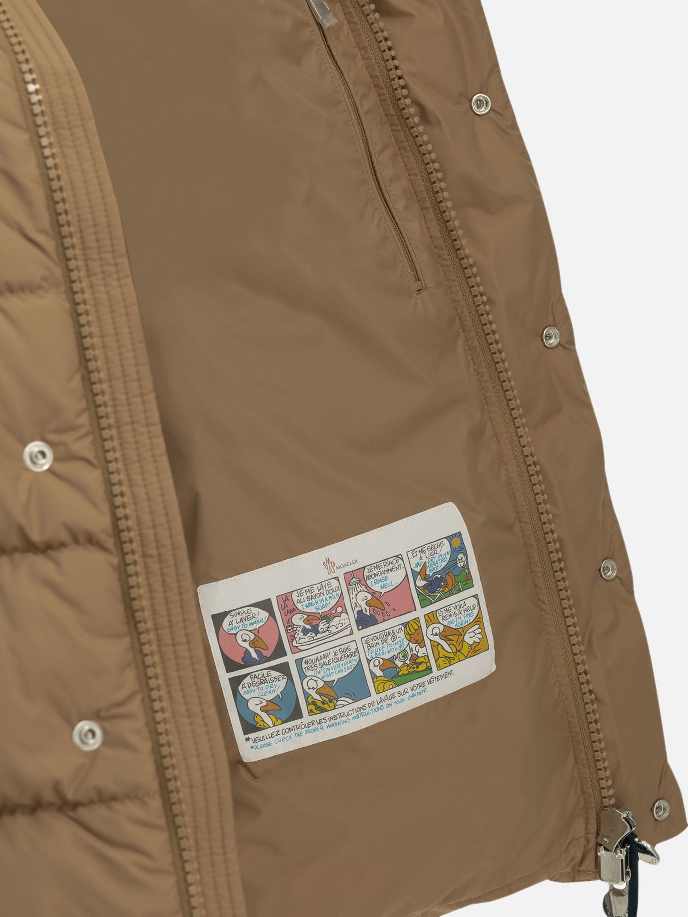 Down jackets Logo  Beige - Moncler Women | PDP | VIETTI Online Store | Zoom-Modal_3
