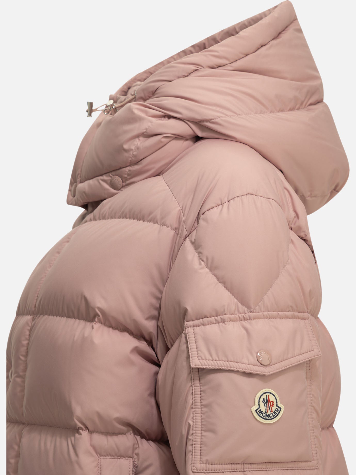 Moncler "Maya 70" Short Down Jacket Pink

