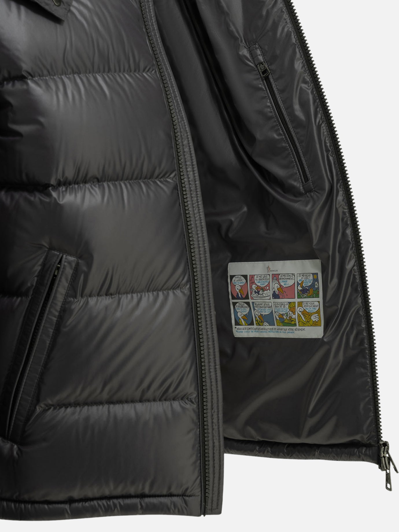 Down jackets Logo  Grey - Moncler Men | PDP | VIETTI Online Store | Zoom-Modal_4
