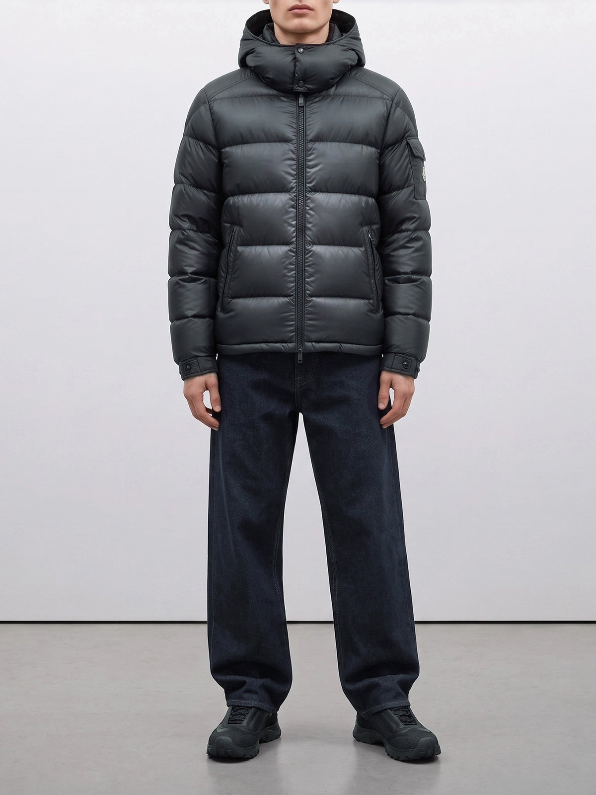 Moncler Piumino corto "Maya" Grigio - VIETTI