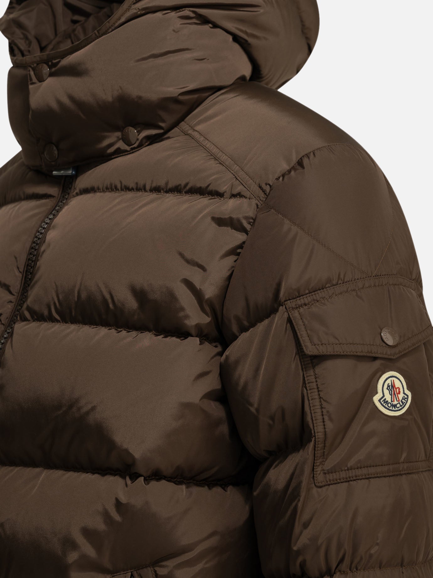 Down jackets Logo  Brown - Moncler Men | PDP | VIETTI Online Store | thumbnail_5