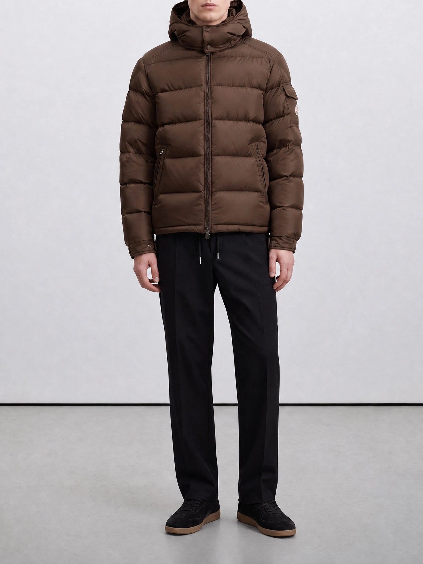 Down jackets Logo  Brown - Moncler Men | PDP | VIETTI Online Store | Zoom-Modal_2
