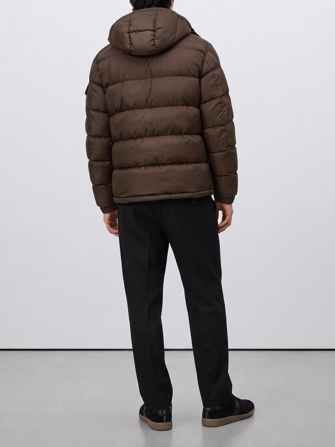 Down jackets Logo  Brown - Moncler Men | PDP | VIETTI Online Store | thumbnail_3