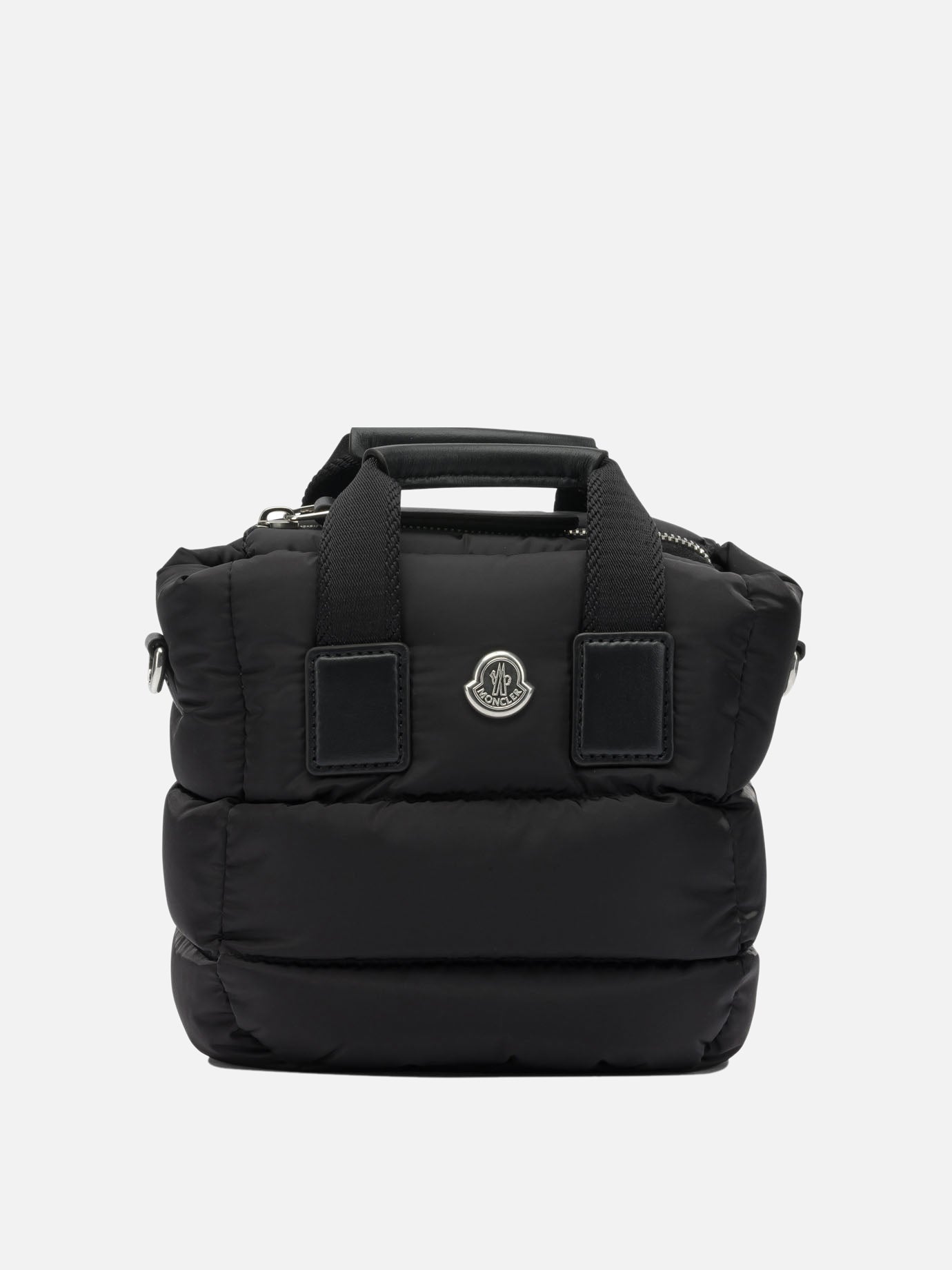 Borse mini 100% polyamide - Lining: 100% cotton - Padding: 90% down 10% feathers  Nero - Moncler Donna | PDP | VIETTI Online Store | Zoom-Modal
