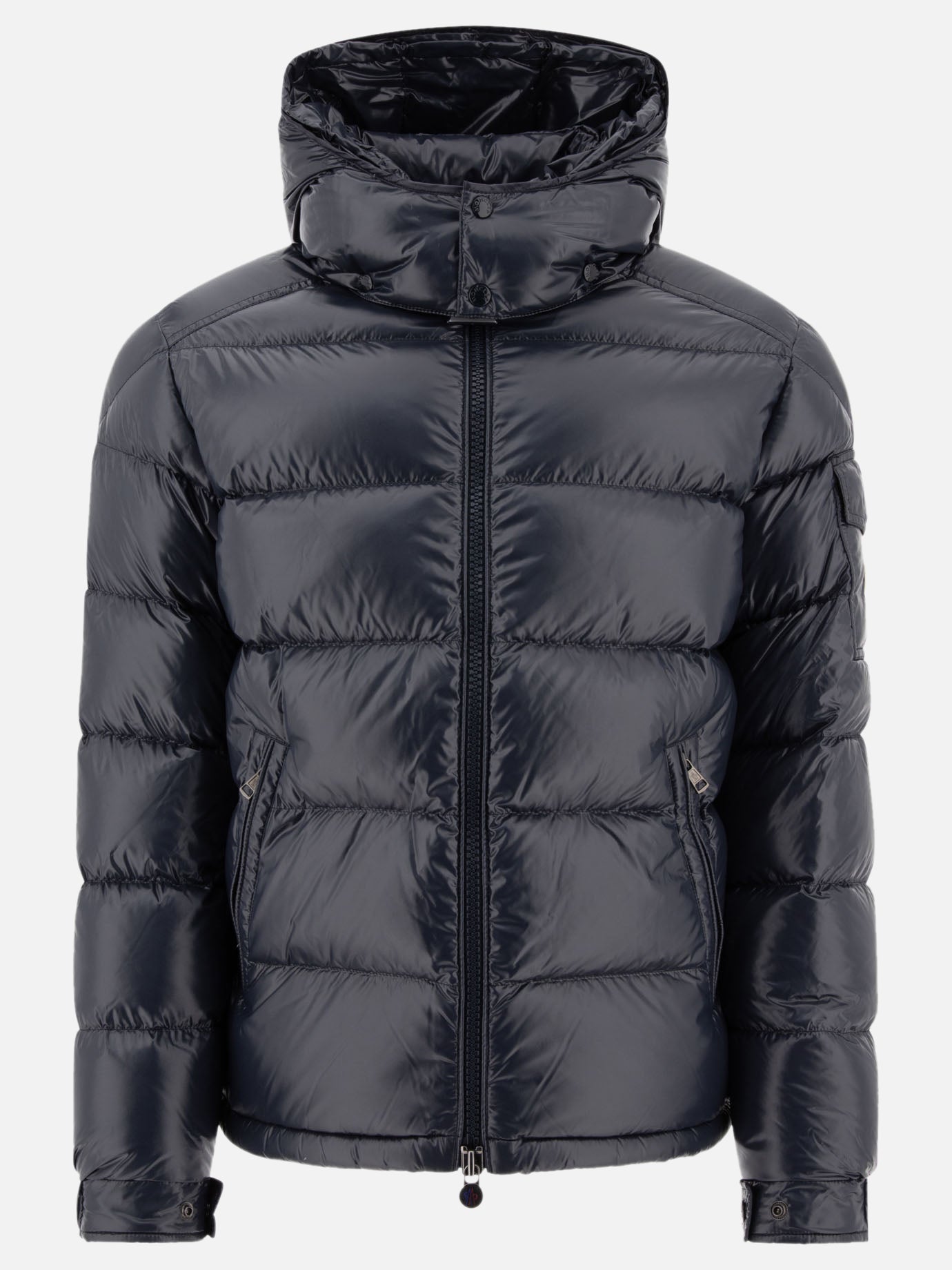 Down jackets Logo  Blue - Moncler Men | PDP | VIETTI Online Store | Zoom-Modal
