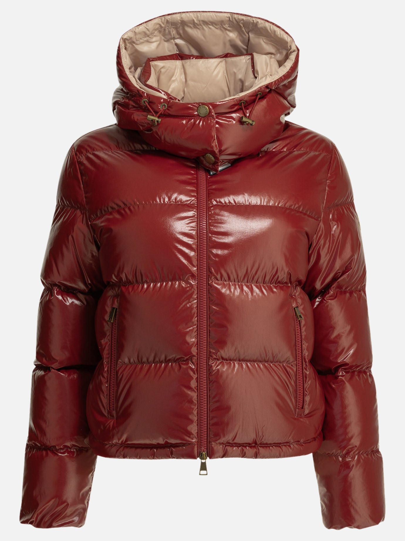 Down jackets Logo  Bordeaux - Moncler Women | PDP | VIETTI Online Store | Zoom-Modal
