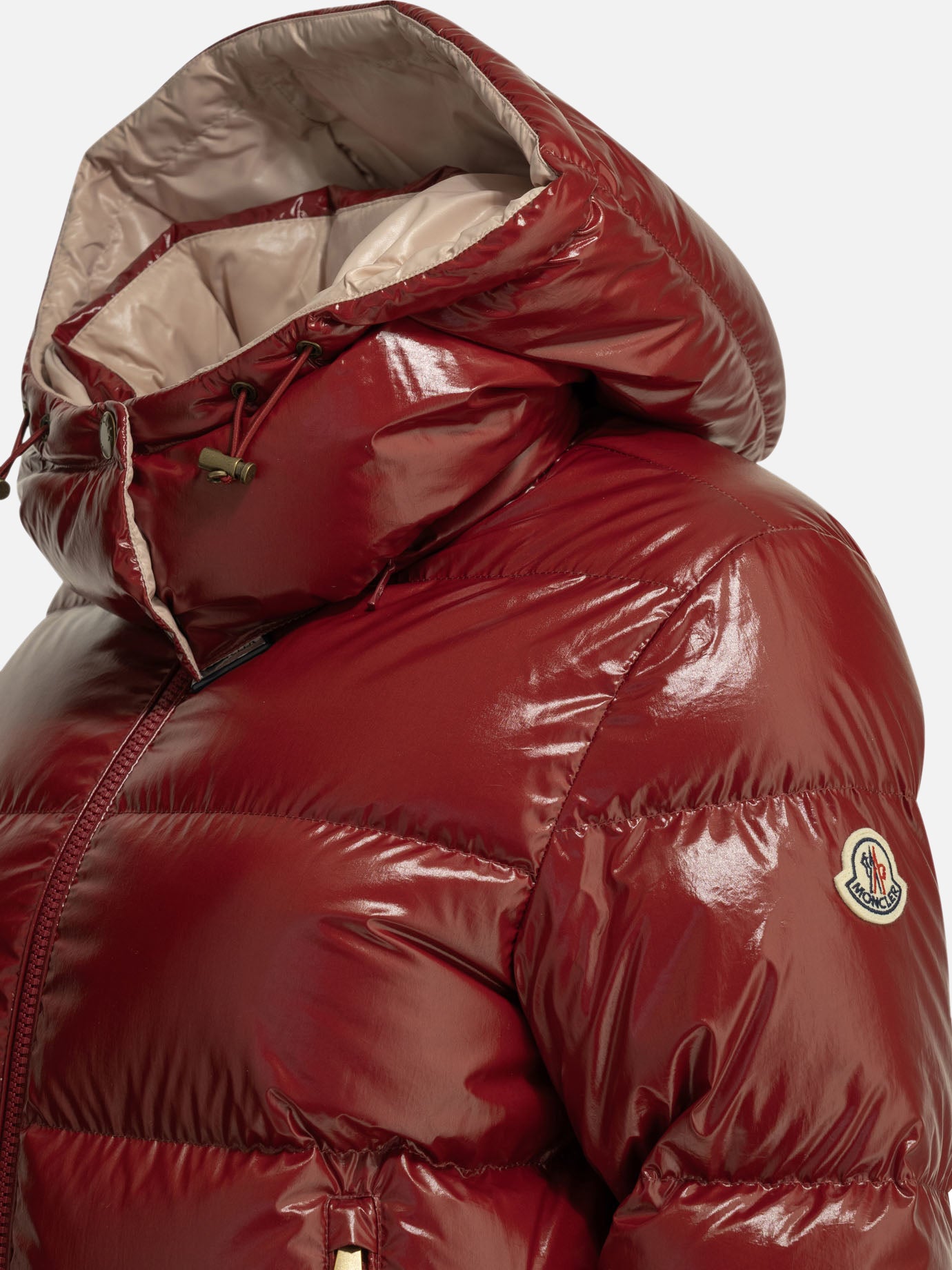 Down jackets Logo  Bordeaux - Moncler Women | PDP | VIETTI Online Store | Zoom-Modal_3
