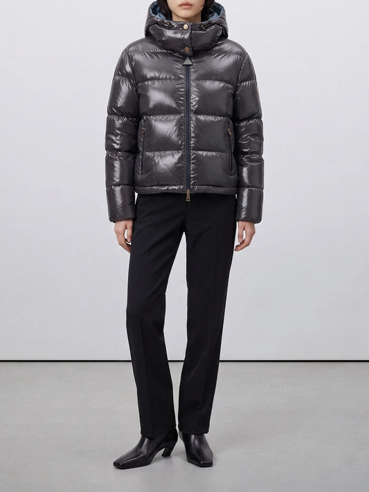 Piumini corti Logo  Blu - Moncler Donna | PLP | VIETTI Online Store | 2
