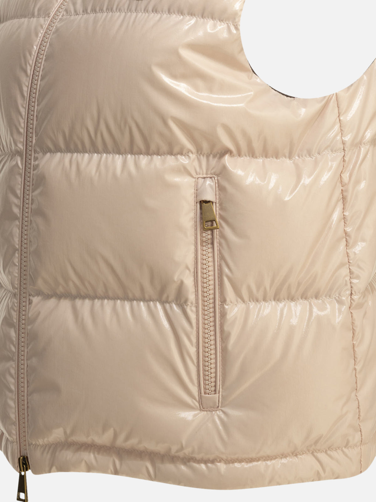 Moncler "Niverolle" Sleeveless Jacket Pink