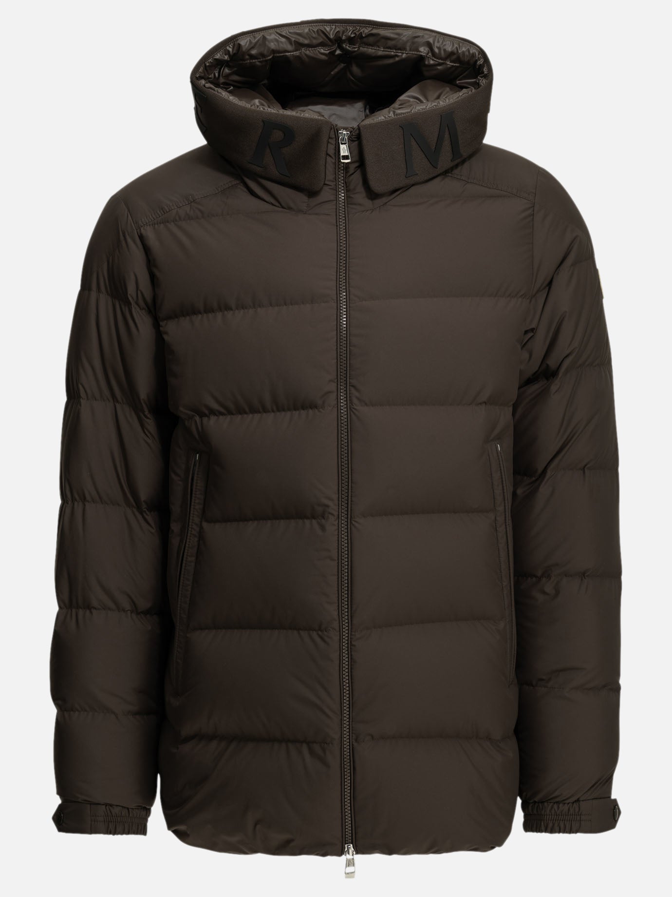 Moncler "Orvelle" Short Down Jacket Brown - VIETTI