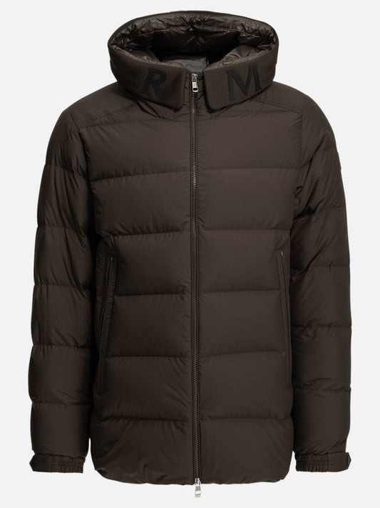 Moncler "Orvelle" Short Down Jacket Brown

