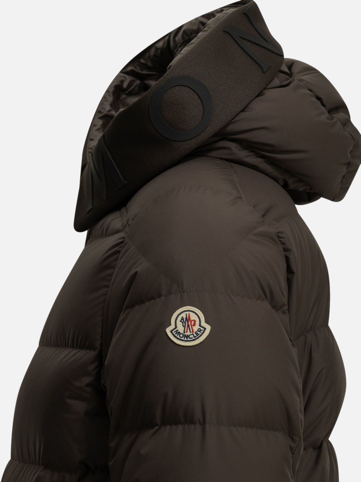 Moncler "Orvelle" Short Down Jacket Brown - VIETTI