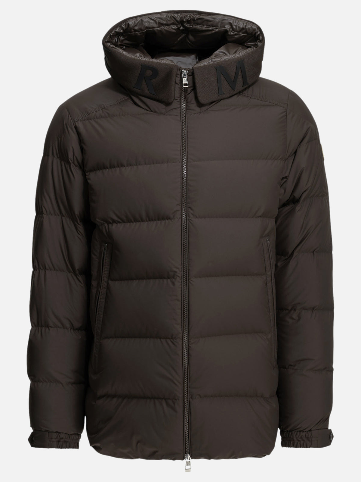 Moncler "Orvelle" Short Down Jacket Brown - VIETTI