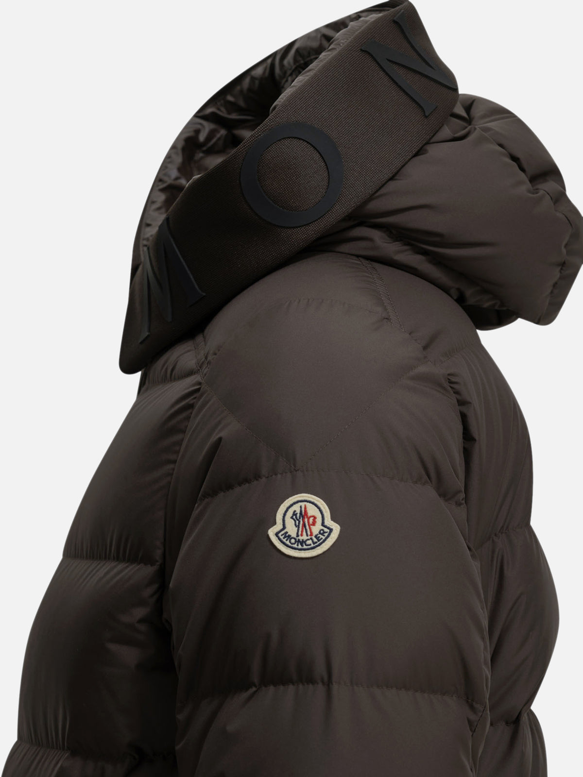 Moncler "Orvelle" Short Down Jacket Brown - VIETTI
