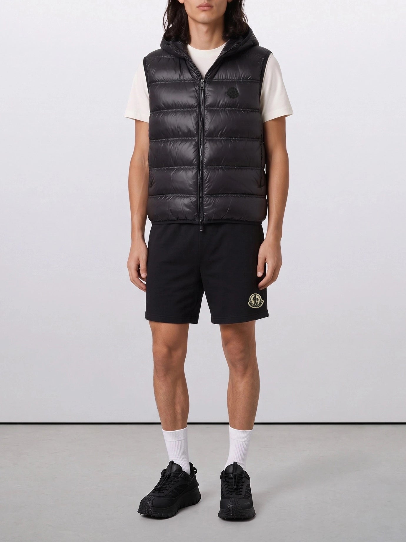 Vest jackets Logo  Black - Moncler Men | PDP | VIETTI Online Store | thumbnail_2