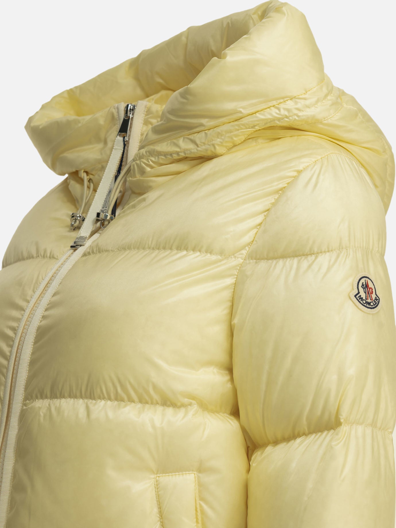Piumini corti Logo  Giallo - Moncler Donna | PDP | VIETTI Online Store | thumbnail_3