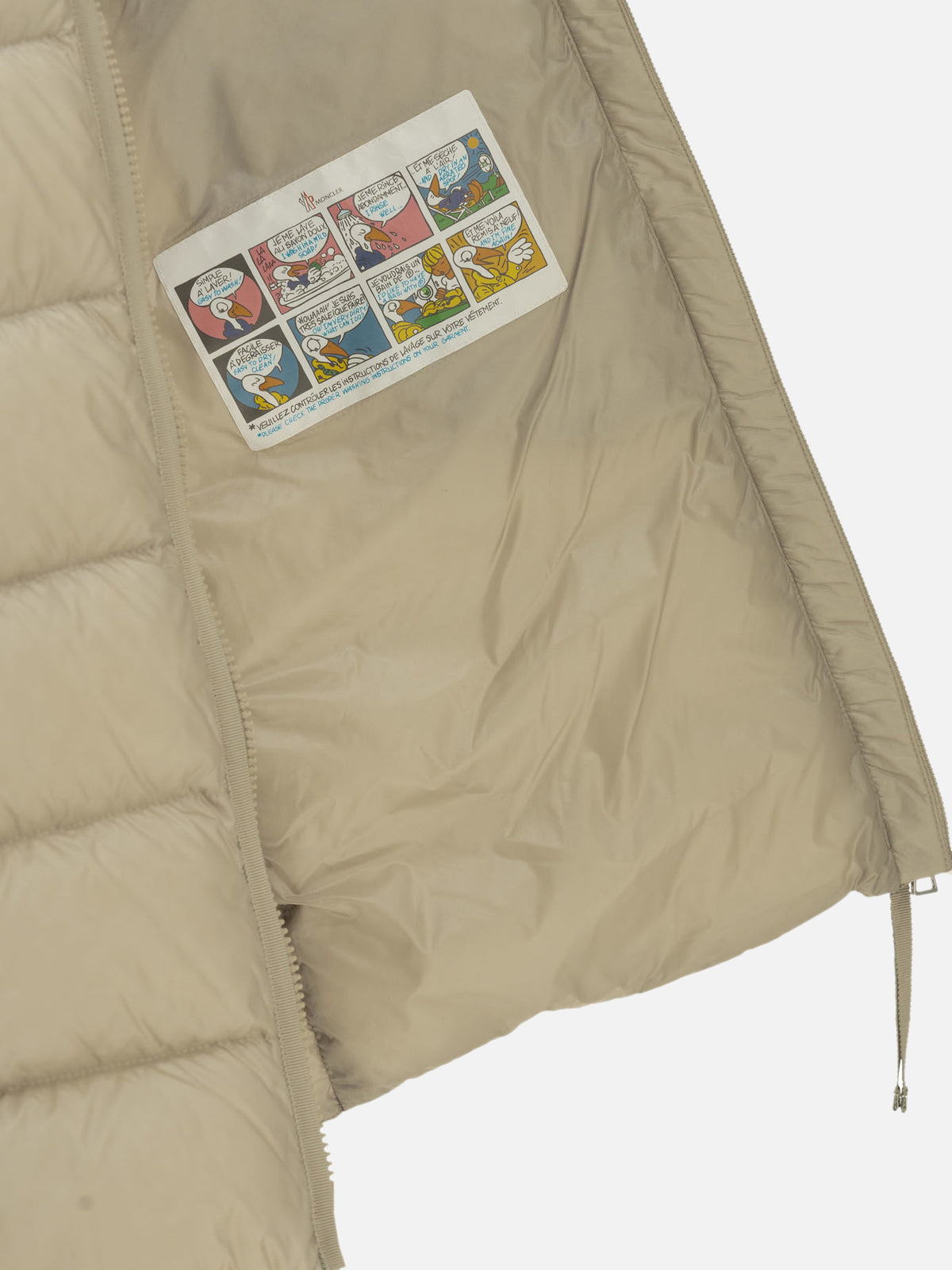 Moncler "Suyenne" Long Down Jacket Grey