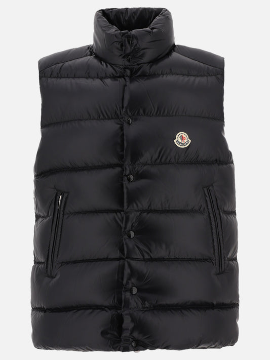 Vest jackets Logo  Black - Moncler Men | PDP | VIETTI Online Store 
