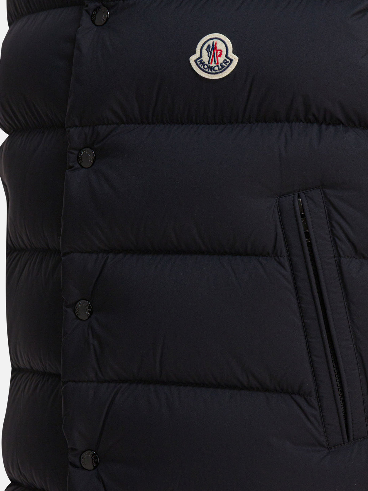 Moncler "Tibb" Sleeveless Jacket Black - VIETTI