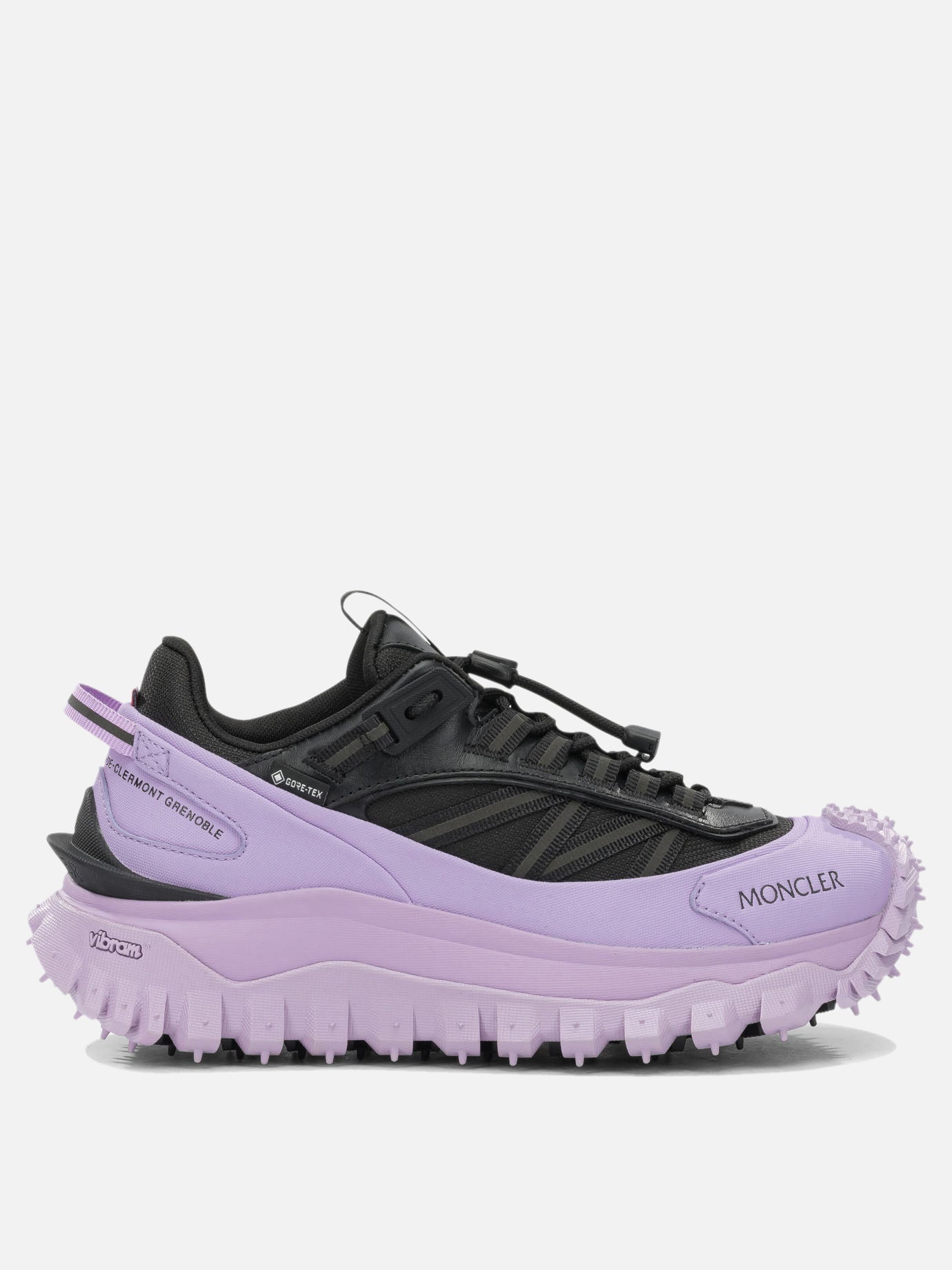 Low top sneakers 100% polyamide - 100% rubber  Purple - Moncler Women | PDP | VIETTI Online Store | Zoom-Modal
