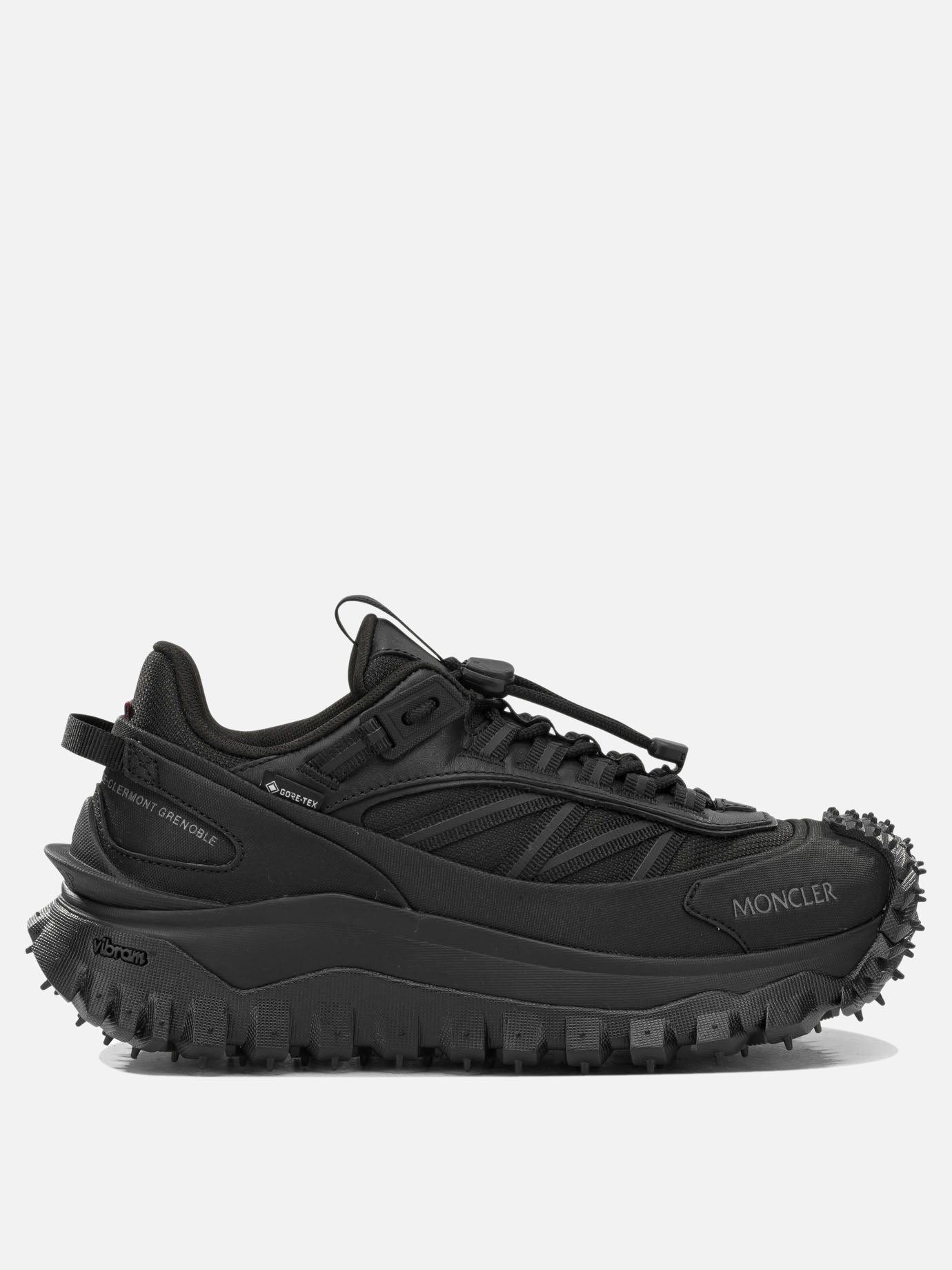 Low top sneakers 100% polyamide - 100% rubber  Black - Moncler Women | PDP | VIETTI Online Store | thumbnail