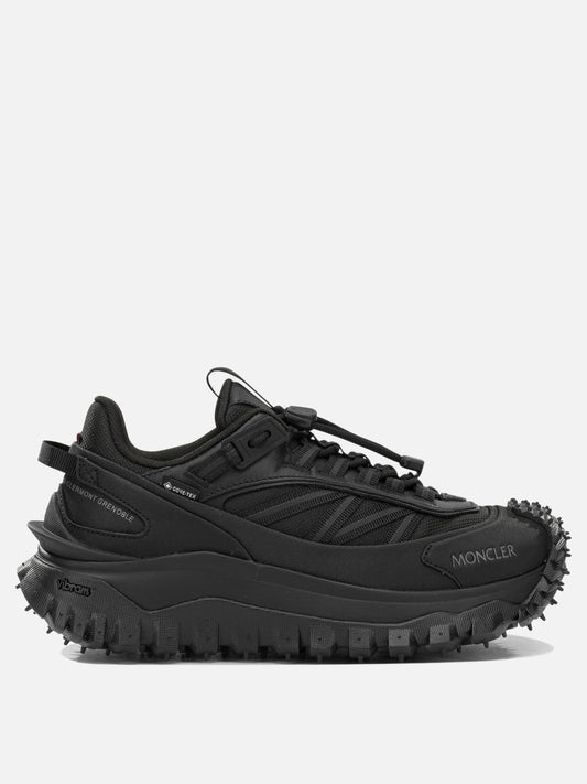 Low top sneakers 100% polyamide - 100% rubber  Black - Moncler Women | PDP | VIETTI Online Store 
