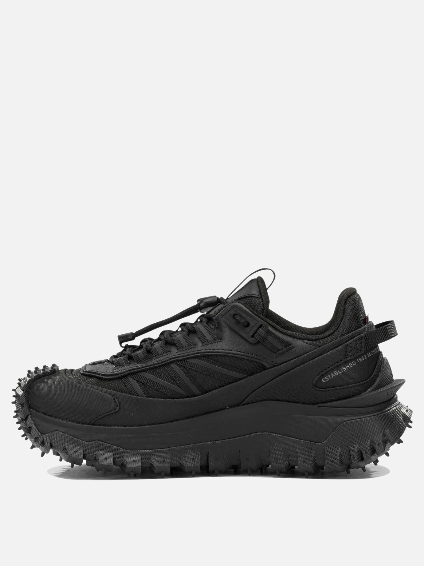 Low top sneakers 100% polyamide - 100% rubber  Black - Moncler Women | PDP | VIETTI Online Store | Zoom-Modal_3
