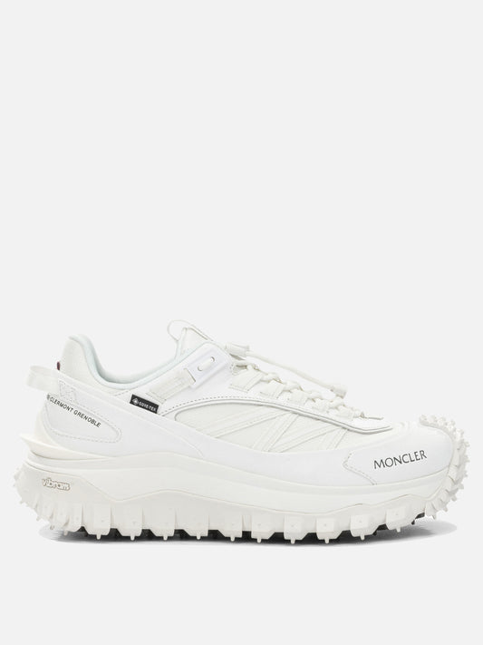 Low top sneakers 60% nylon 40% leather - 100% rubber  White - Moncler Men | VIETTI Online Store 
