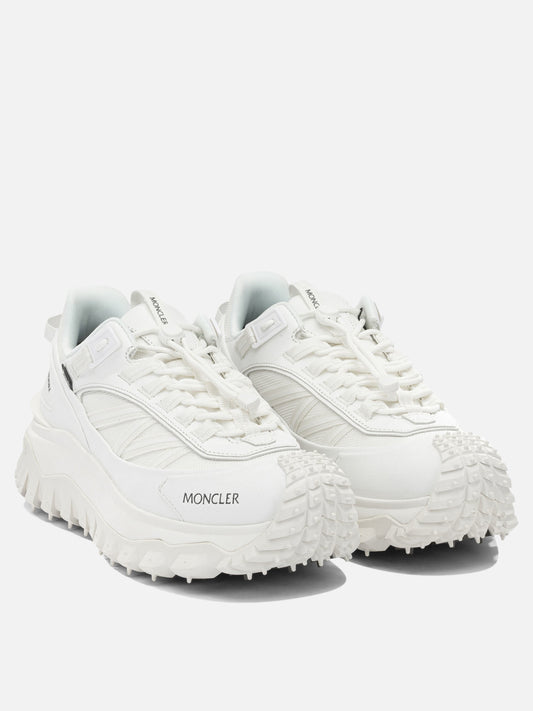 Low top sneakers 60% nylon 40% leather - 100% rubber  White - Moncler Men | VIETTI Online Store | 2
